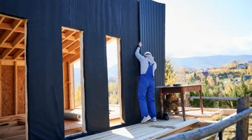 Как утеплить модульный дом на зиму